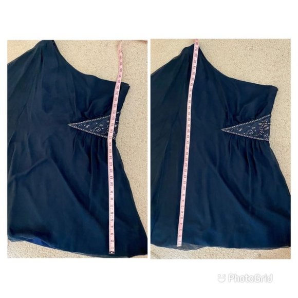 Free People Deep Sapphire one shoulder dress - Picture 9 of 12